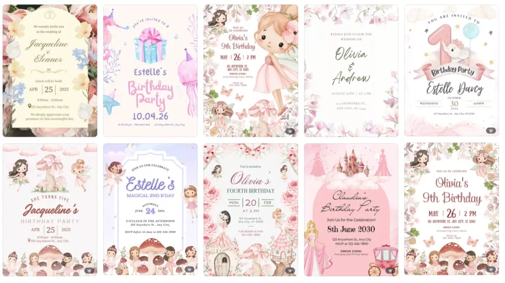 exemple invitatie zi de nastere copii 3