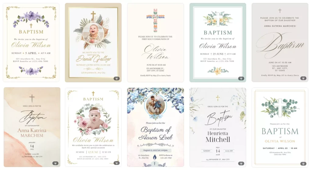 exemple invitatii pentru botez 3