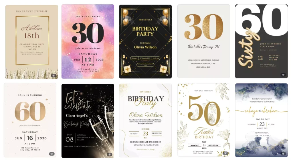 exemple invitatii zi de nastere adulti 4