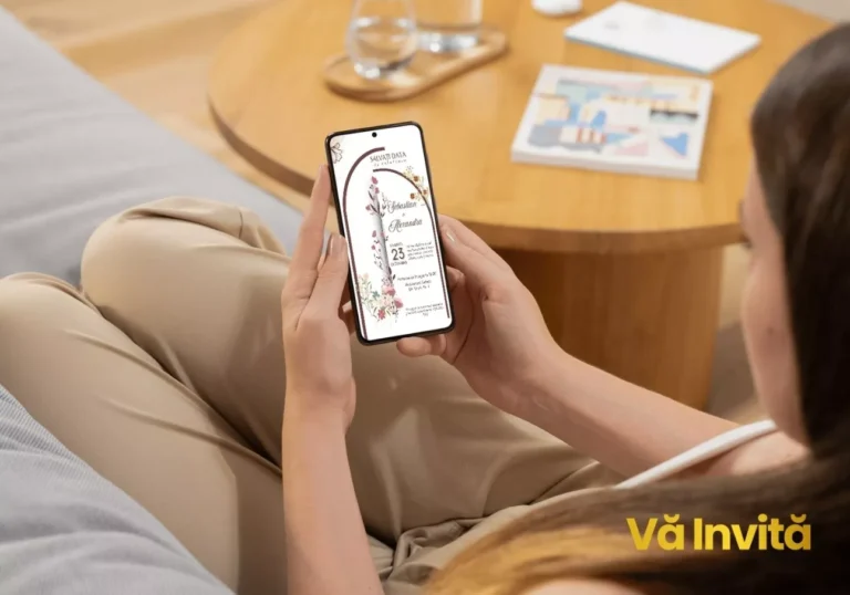 invitatie online digitala pentru ninti cumetrii