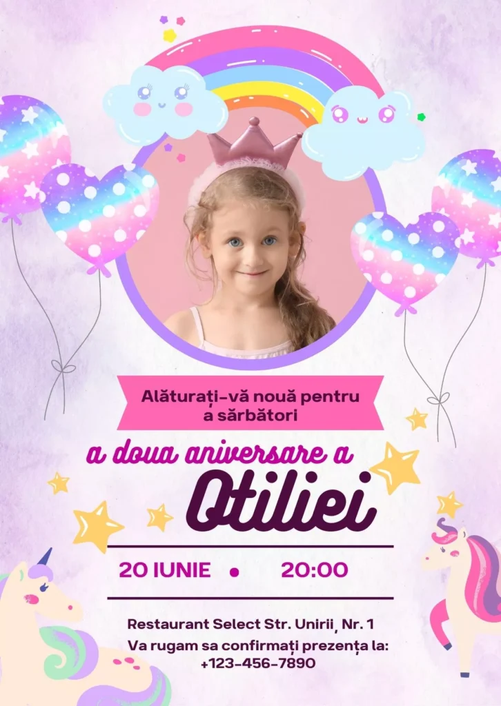 invitatie zi de nastere copii 4