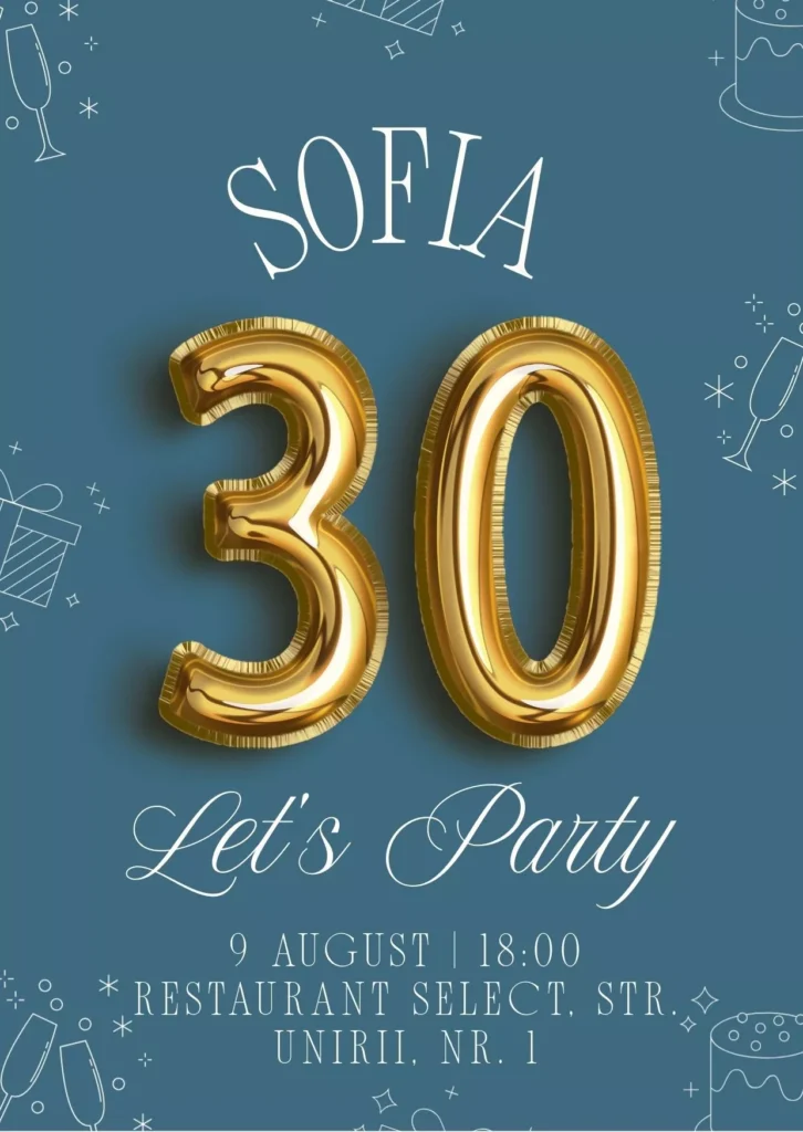 invitatii aniversare adulti 5