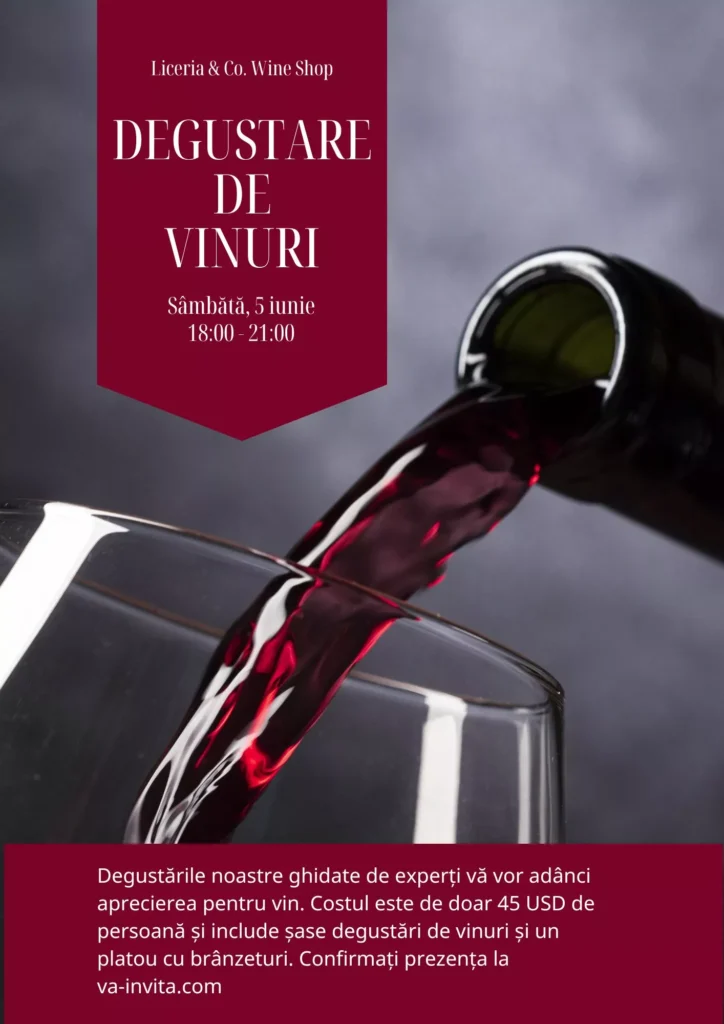 invitatii degustare vinului 3