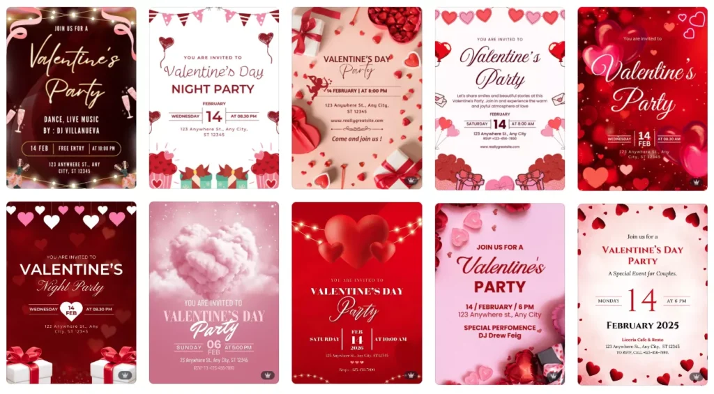 invitatii exemple de ziua indragostitilor