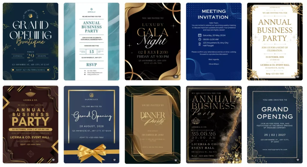 invitatii exemple pentru evenimente corporate 4