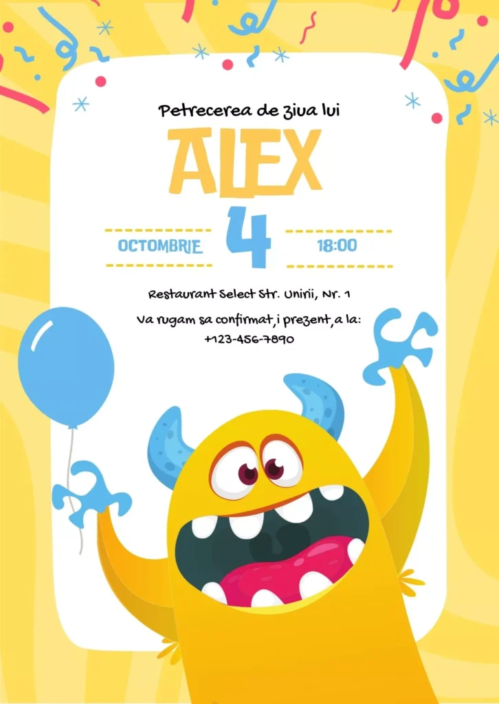 zi de nastere invitatie 12